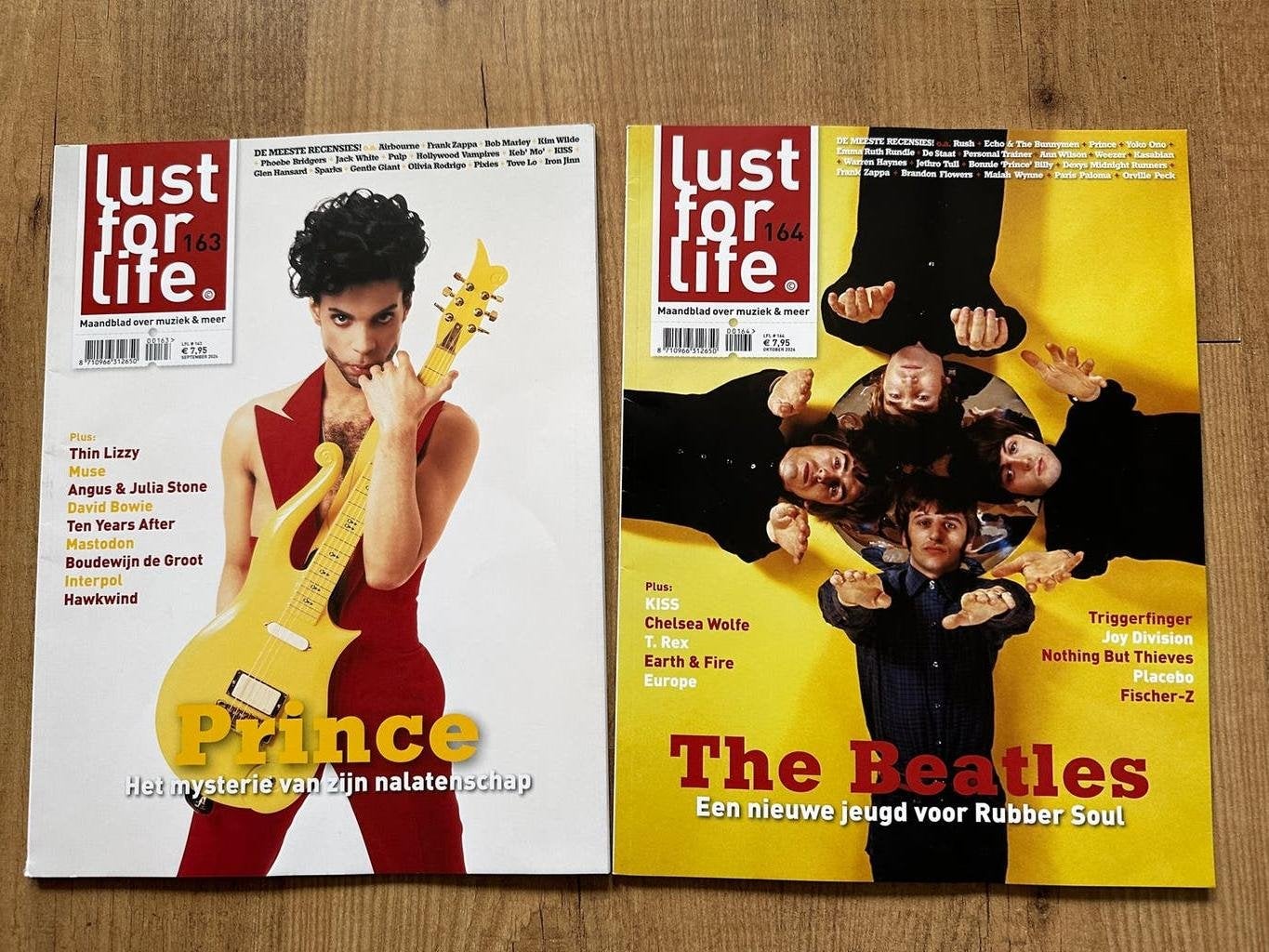 Lust for Life Magazine: The Beatles & Prince Edities nieuw!, Ophalen of Verzenden, Nieuw, Artiest