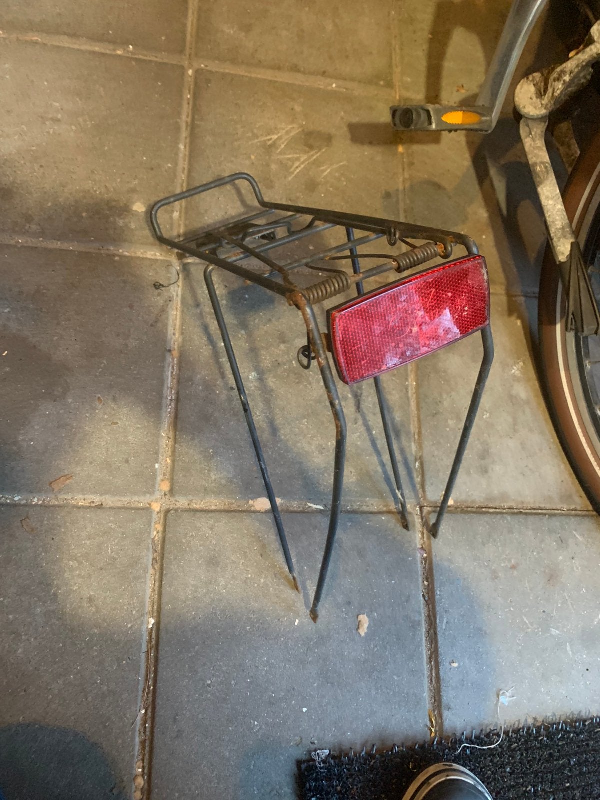 Bagagedrager fiets , fiets rekje, Ophalen of Verzenden, Gebruikt