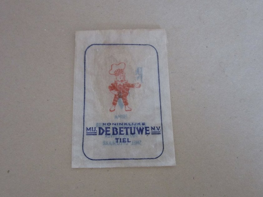 Flipje suikerzakje Koninklijke mij De Betuwe Tiel, Verzenden, Gebruikt, Overige typen