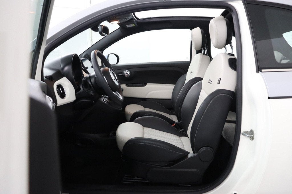 Fiat 500C 1.0 Hybrid Cult CABRIO |NAP|Leder|Cabrio|2tone|Dol, Auto's, Voorwielaandrijving, Stof, Euro 6, Cabriolet