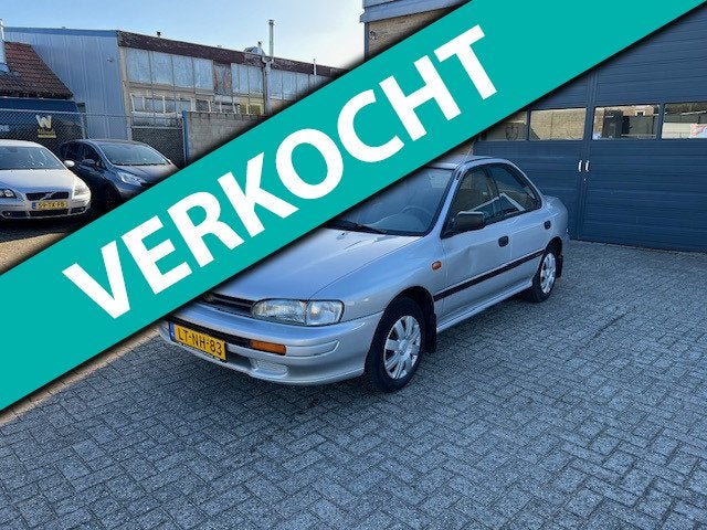 Subaru Impreza 1.6 GL Sedan-Automaat + Airco, Gebruikt, Zwart, 4 cilinders, Origineel Nederlands