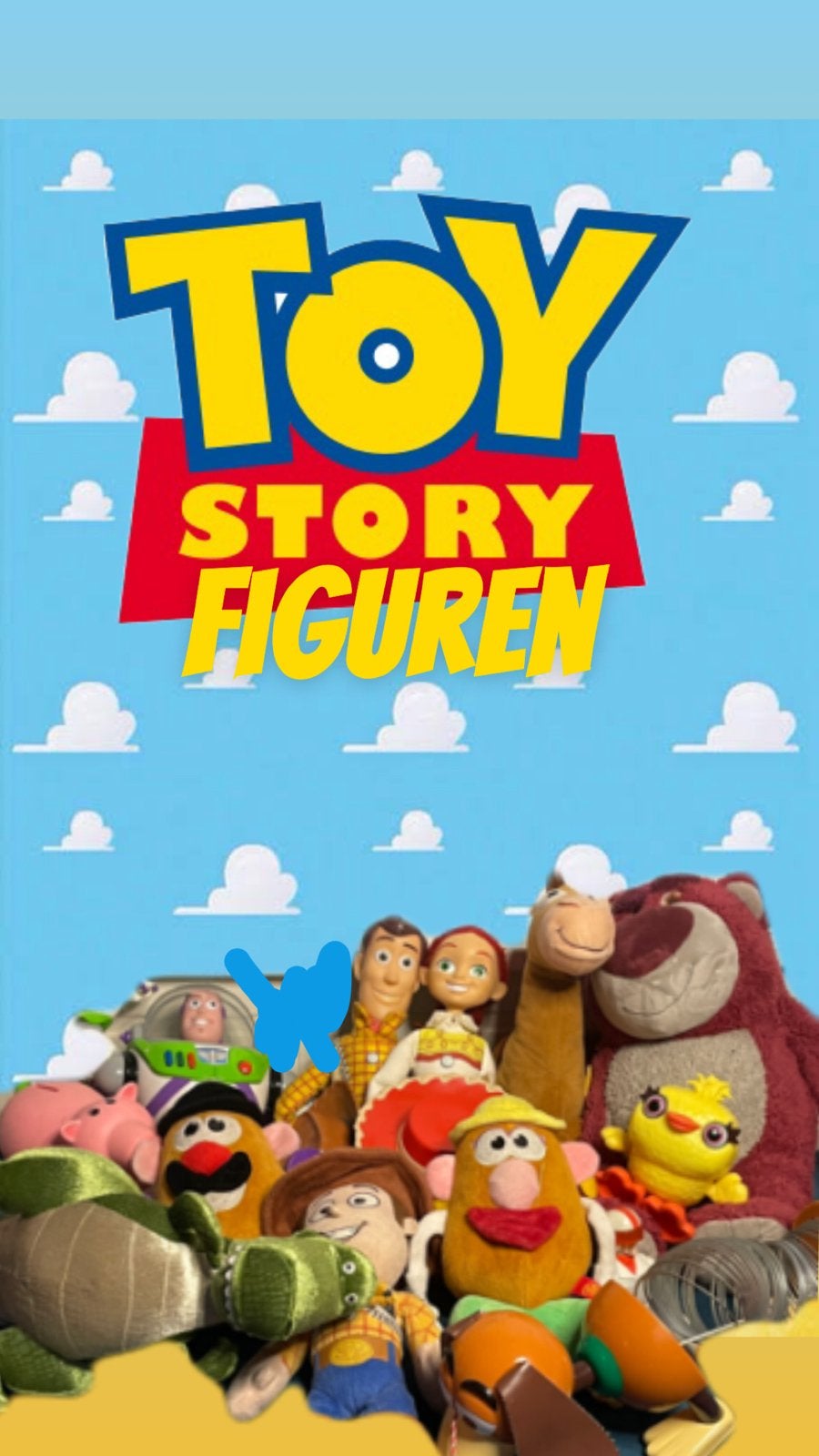 Grote verzameling Toy Story figuren en knuffels, Ophalen, Gebruikt