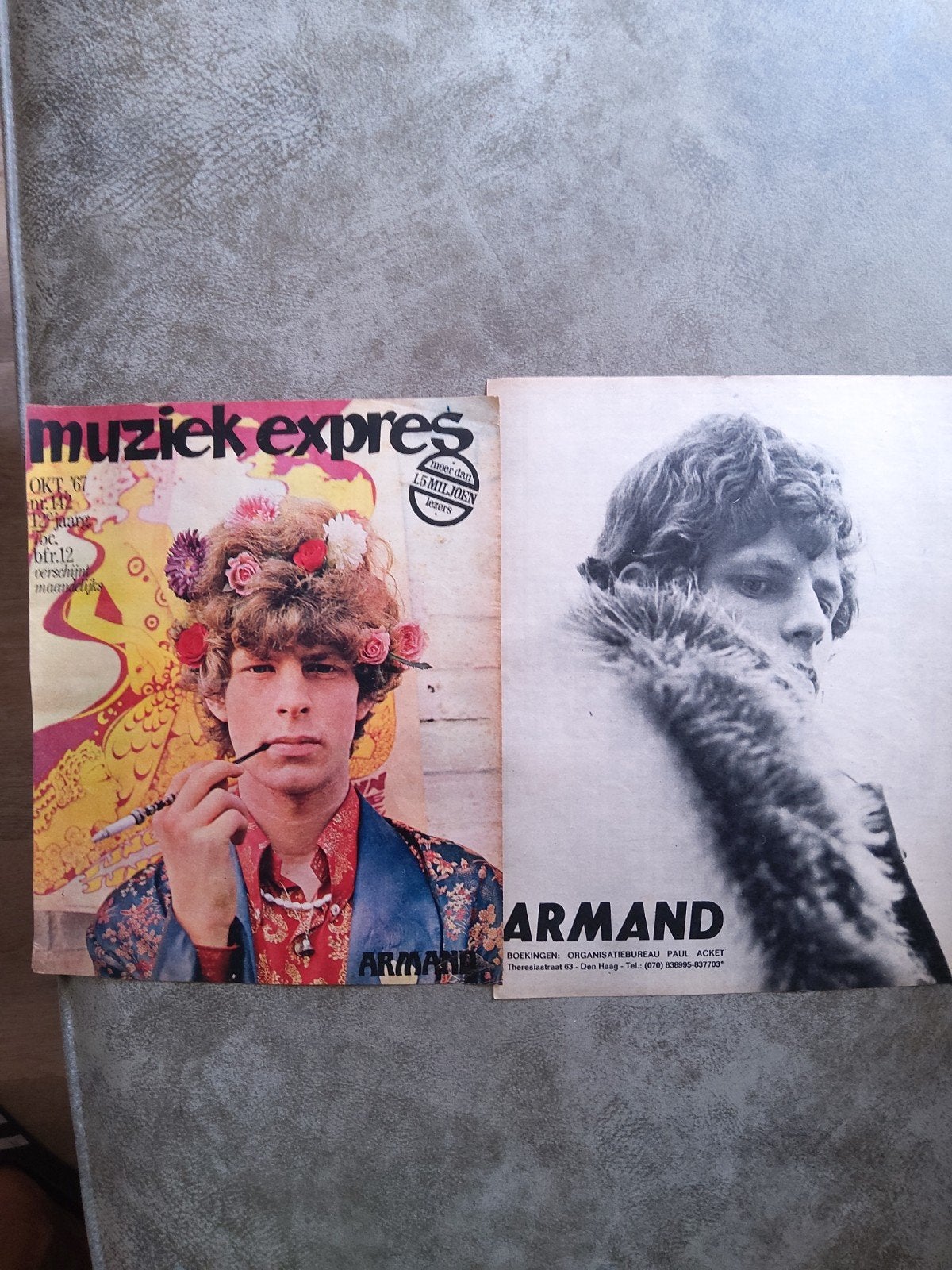 Armand:  2x  uit muziek expres 1967, Ophalen of Verzenden, Gebruikt, Boek, Tijdschrift of Artikel