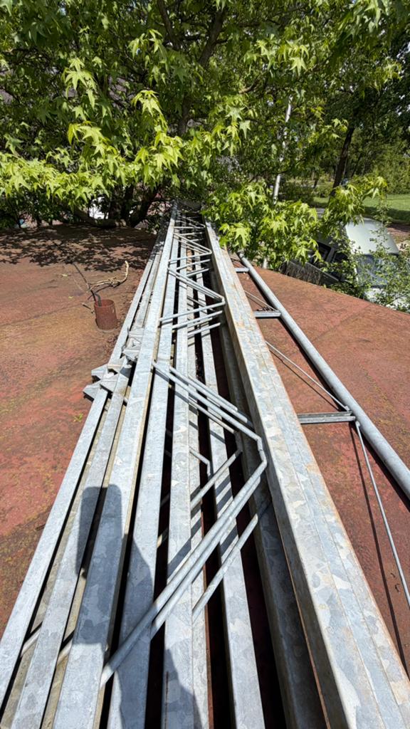 6 Kas spanten 630 lang 35 hoog met ronde buis, Ophalen, Gebruikt
