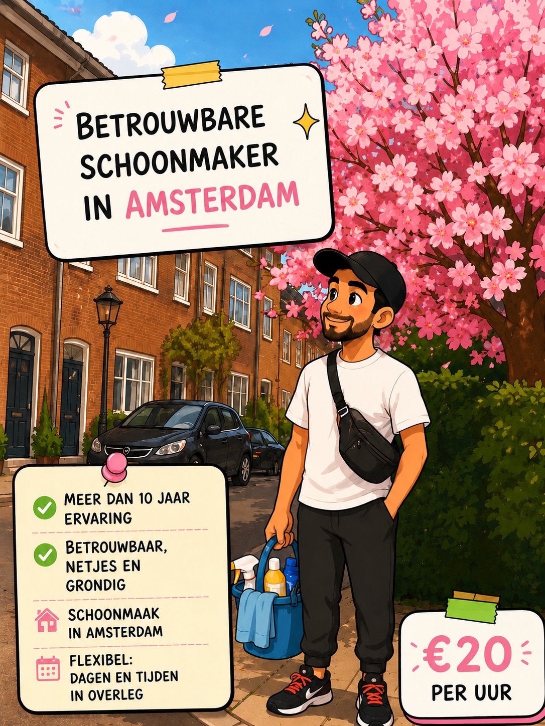 huishouden, Overige uren, MBO, Vanaf 10 jaar, Geschikt als bijbaan