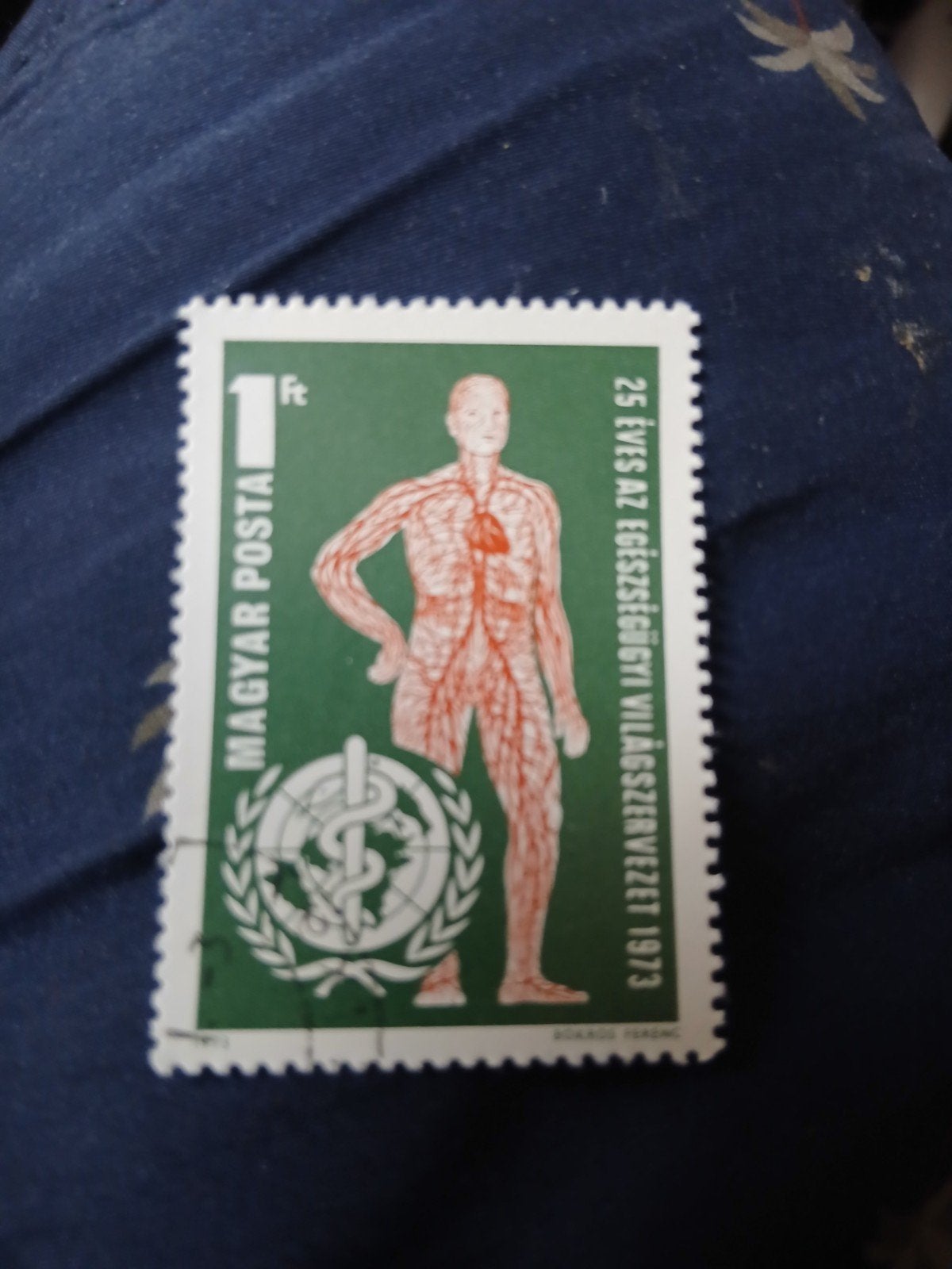Hongaarse postzegel 1973 - Menselijk lichaam, Ophalen of Verzenden