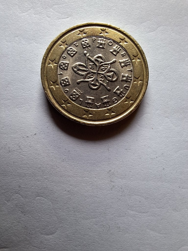 1 euro muntstuk Portugal 2010, Ophalen of Verzenden, Portugal, 2 euro, Losse munt