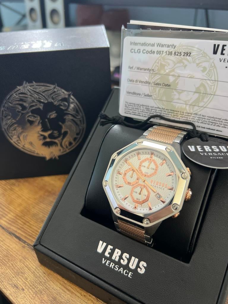 Versus Versace horloge - Zo goed als nieuw, Overige merken, Staal, Polshorloge, Ophalen of Verzenden