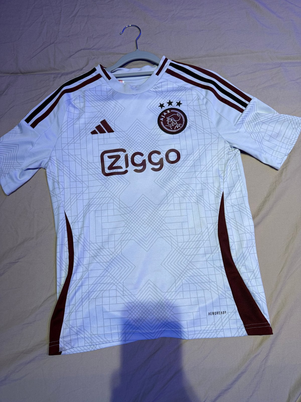 Ajax uitshirt W. Weghorst 25 - Maat XS-S, Maat 48/50 (M), Wit, Ophalen of Verzenden, Zo goed als nieuw