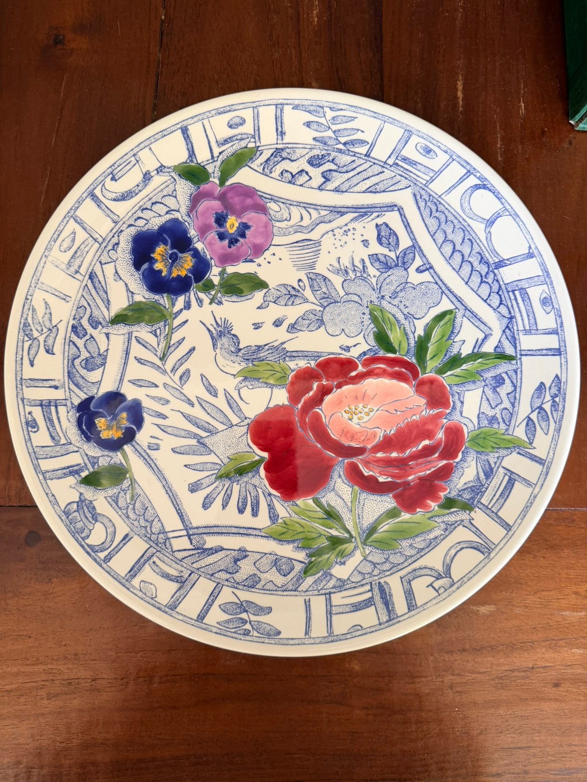 Gien FLEURI ronde taartschaal