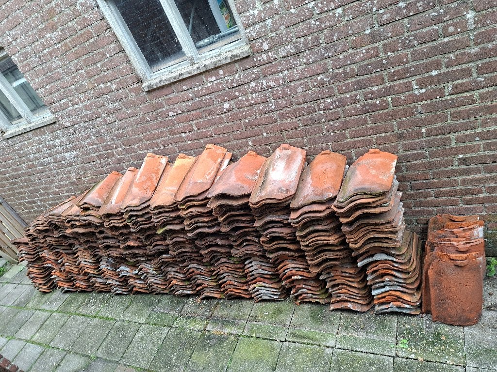Oud Hollandse dakpannen, Ophalen, Gebruikt, Steen of Klei, 15 m² of meer