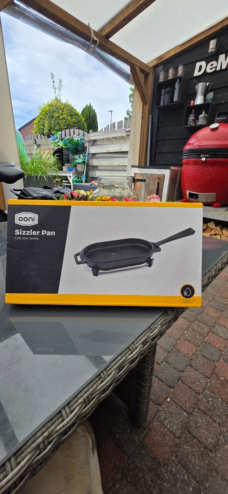 4x Ooni sizzler pan cast Iron, Tuin en Terras, Ophalen, Nieuw