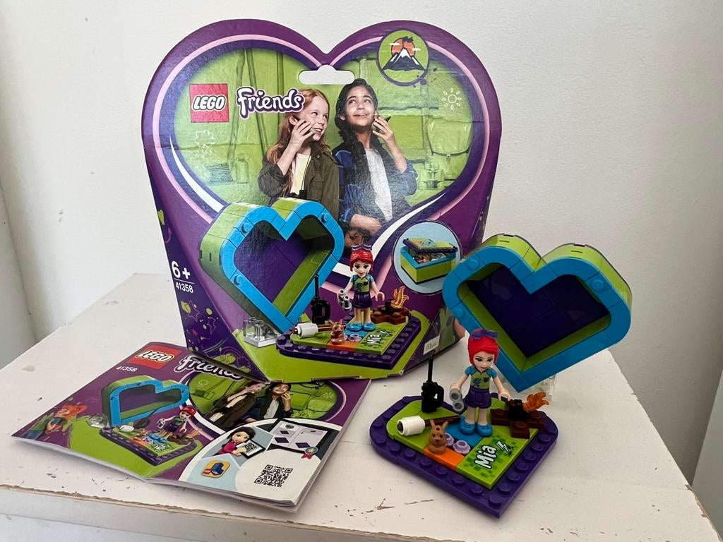 Lego friends hart Mia 41358, Gebruikt, Lego, Friends, Ophalen of Verzenden