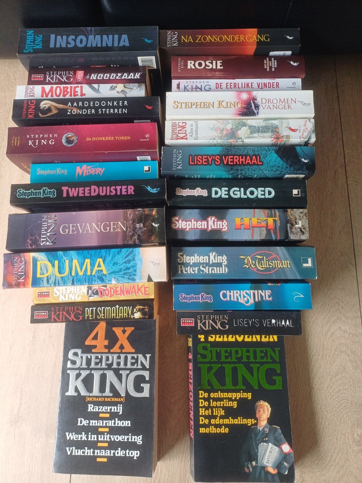 Grote collectie Stephen King boeken - Diverse titels, Boeken, Ophalen of Verzenden, Gelezen, Stephen King, Nederland