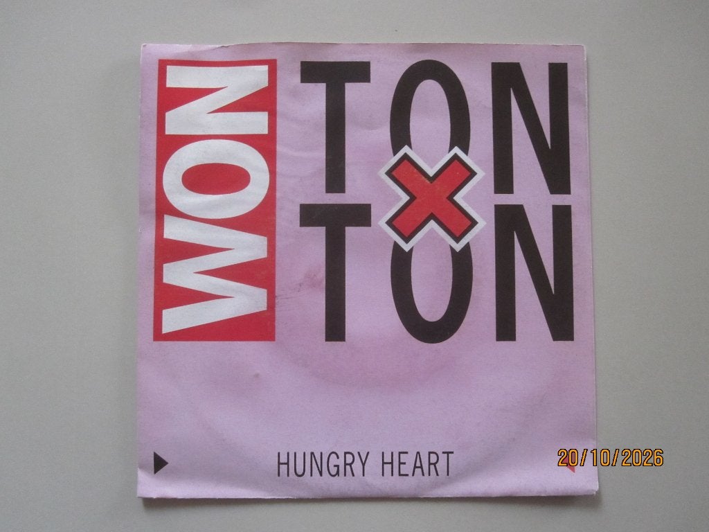 WON TON TON -  hungry heart - vinyl 7", Gebruikt, 7 inch, Ophalen of Verzenden, Rock en Metal