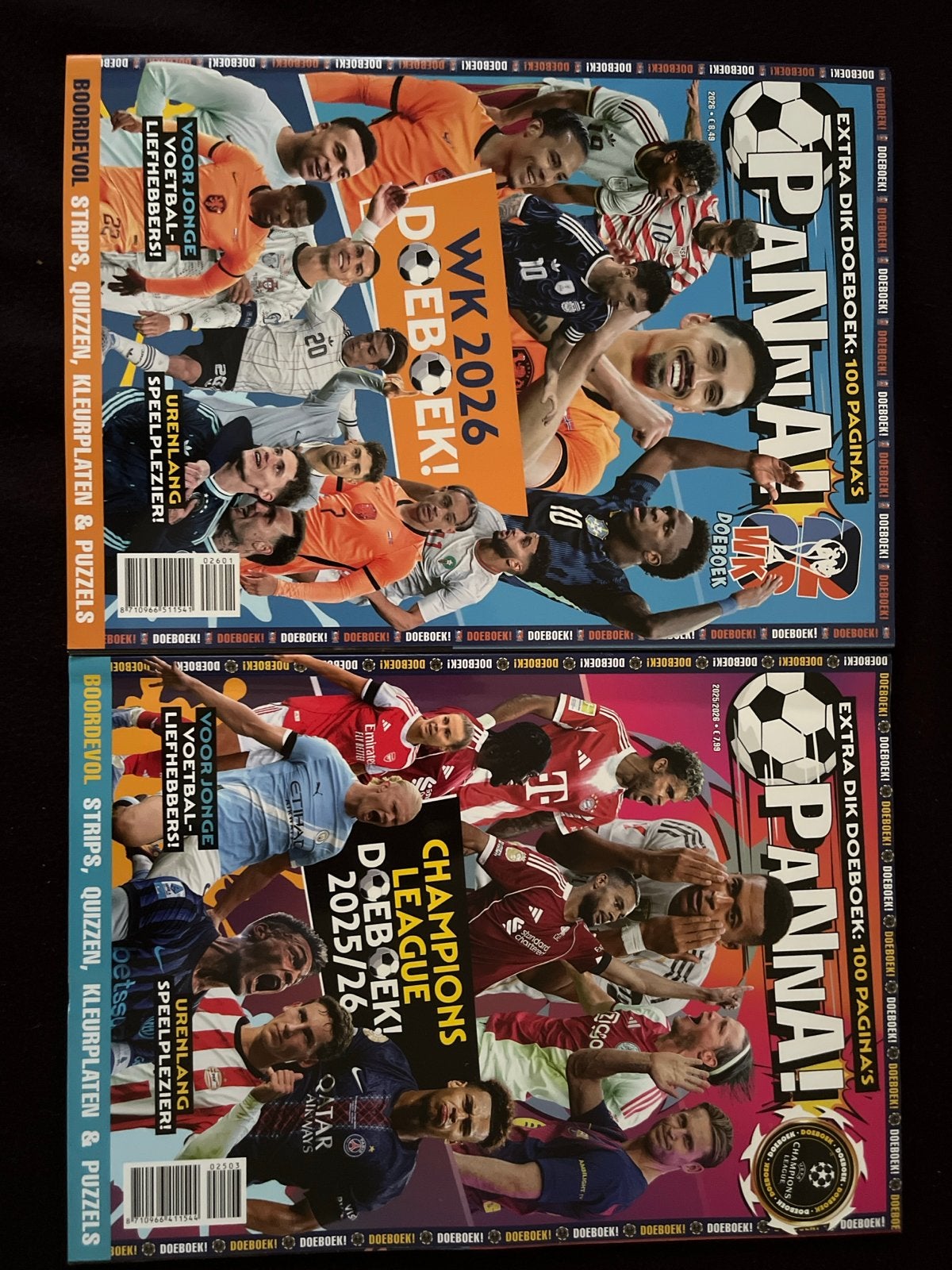Panini Voetbal Doeboeken WK 2026 & Champions League, Ophalen, Zo goed als nieuw, Balsport