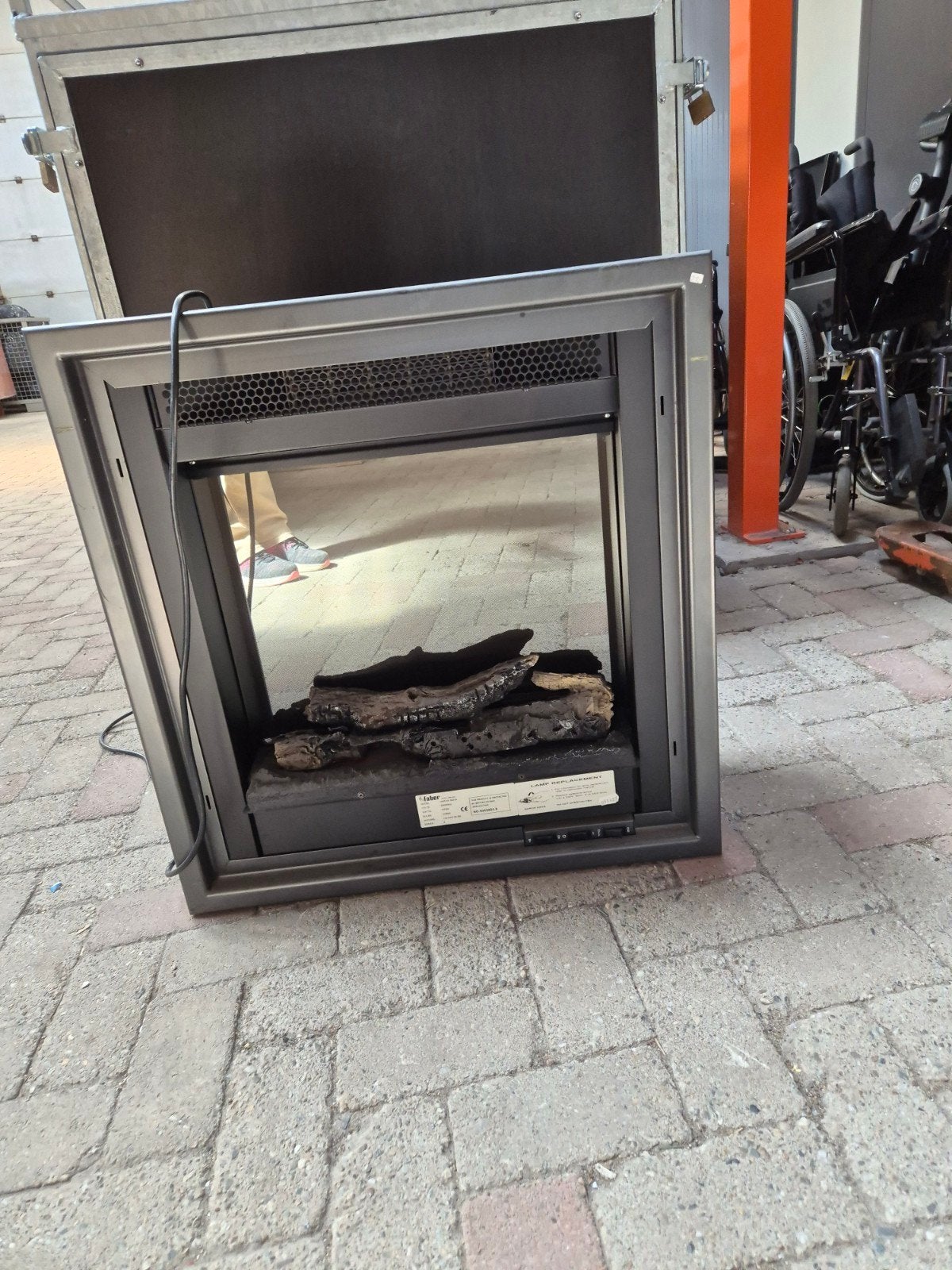 Faber sfeerhaard, elektrisch - model Narvik Nova, Ophalen, Elektrische haard, ., Zo goed als nieuw