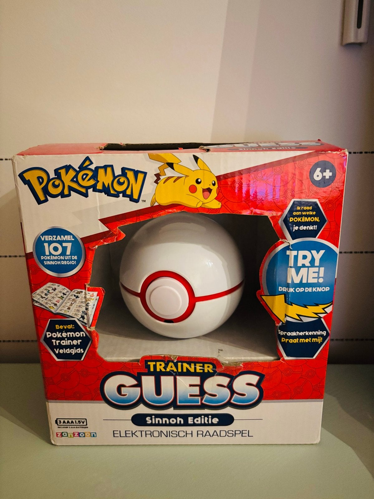 Pokémon Trainer Guess Sinnoh Editie Elektronisch Raadspel, Ophalen of Verzenden, Nieuw, Jongen of Meisje