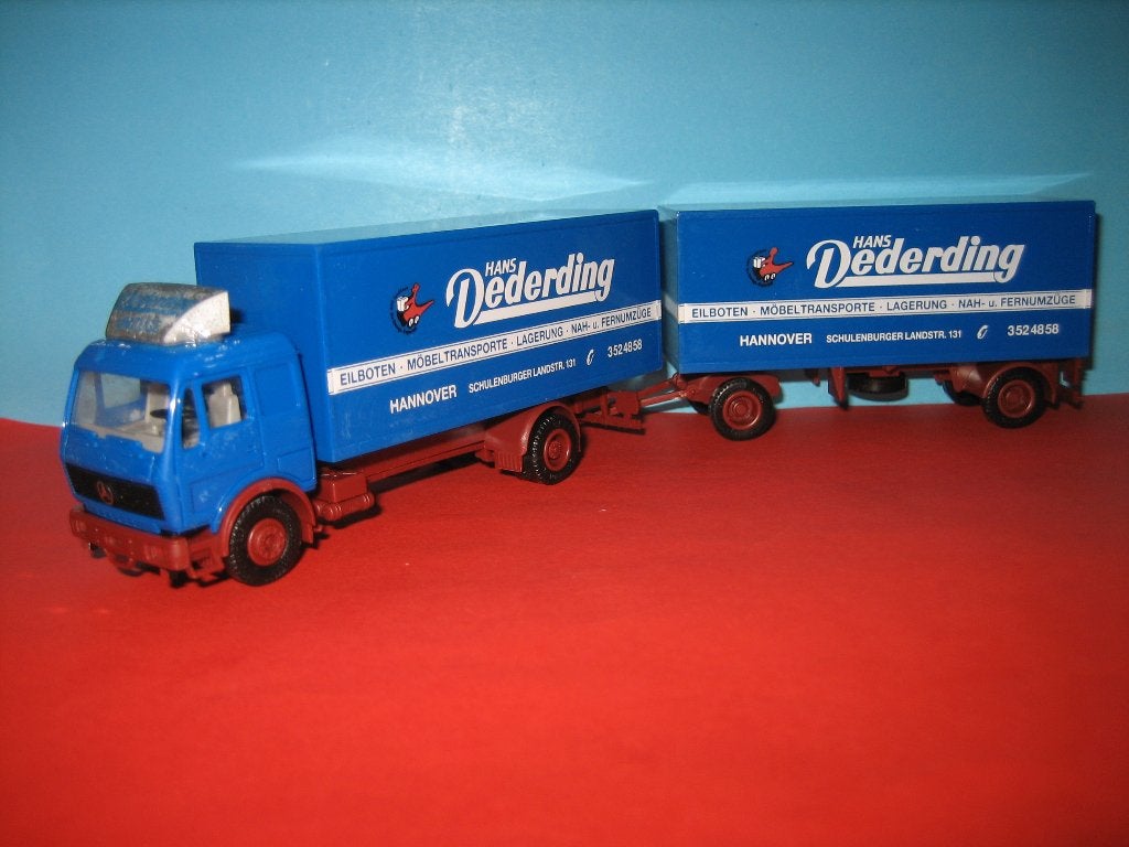 Dederding  MERCEDES combi  Herpa, Ophalen of Verzenden, Zo goed als nieuw, Bus of Vrachtwagen, Herpa