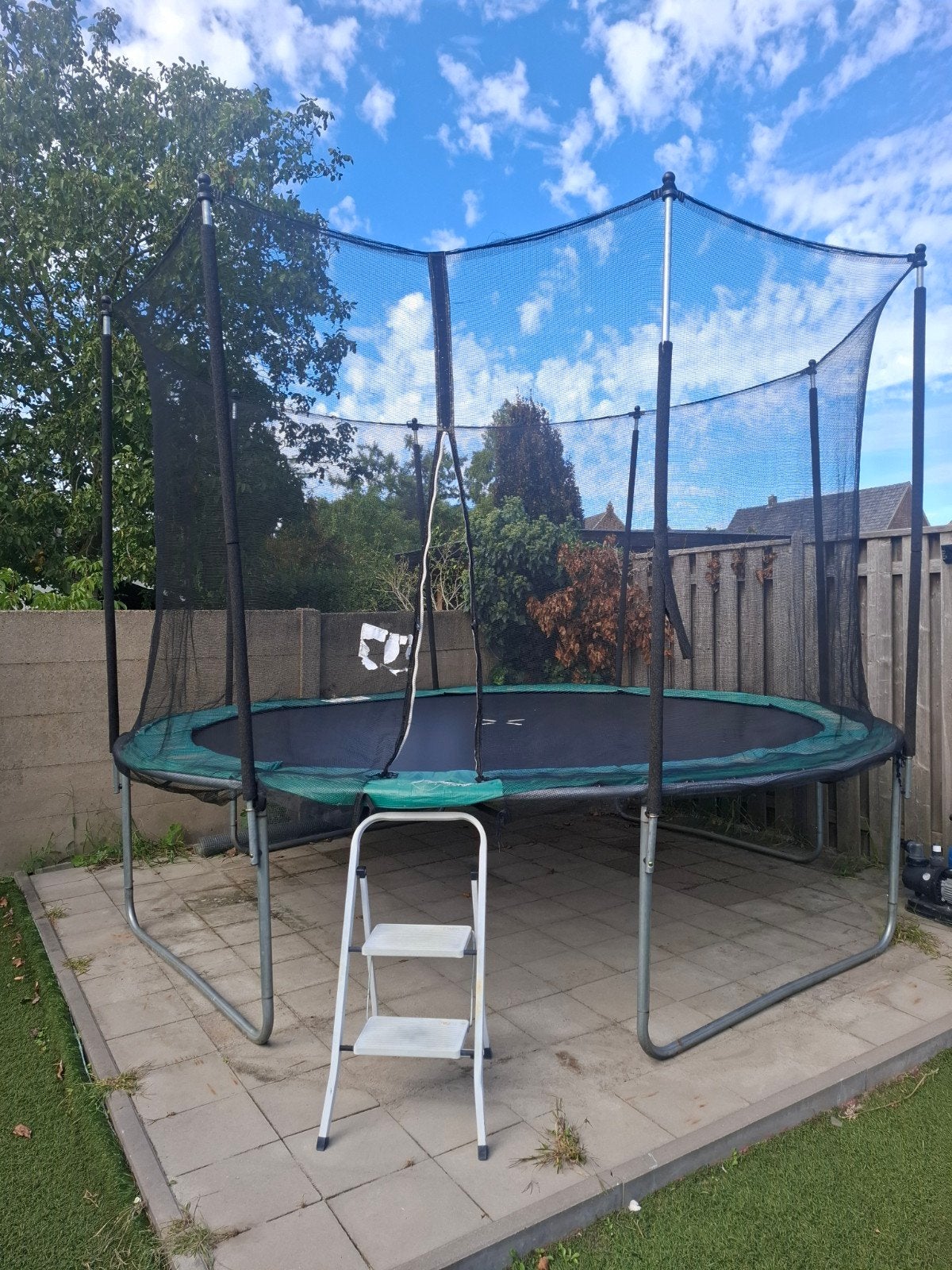 Trampoline 360m doorsnede, Ophalen, Gebruikt
