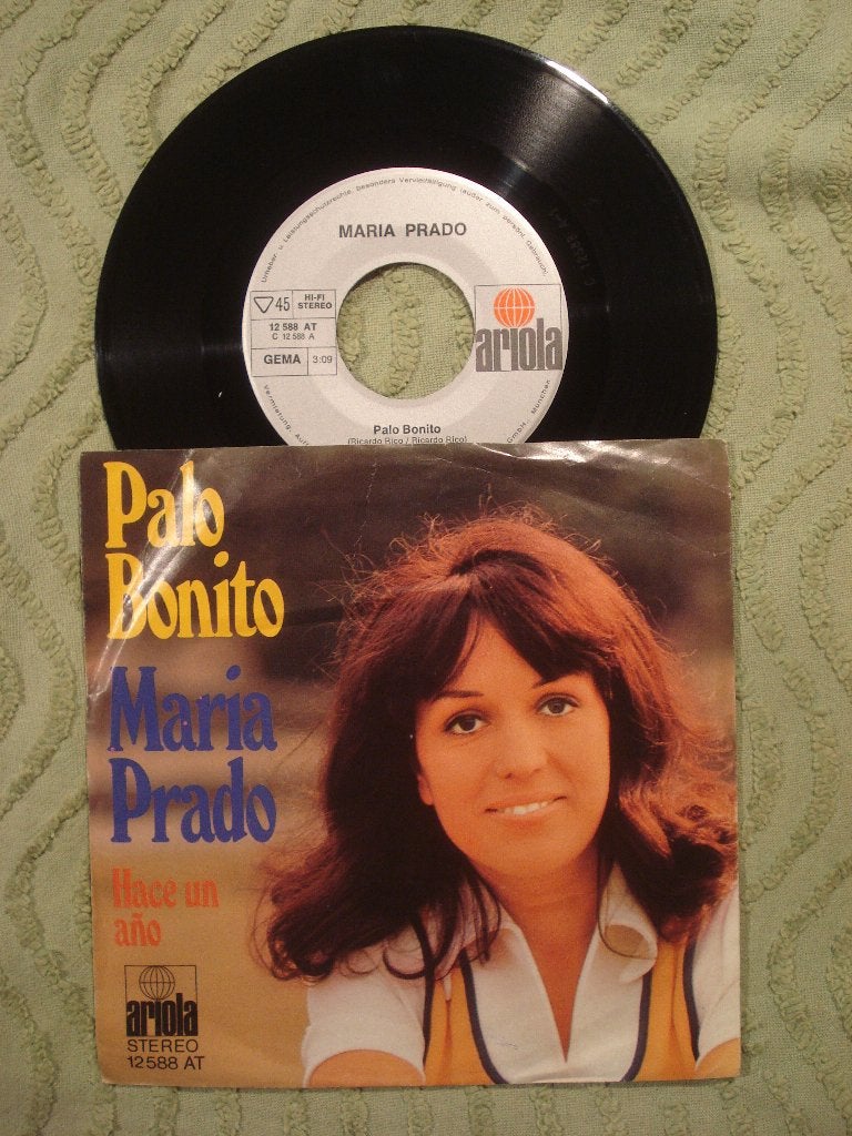 Maria Prado 7" Vinyl Single: ‘Palo Bonito’ (Duitsland), Ophalen of Verzenden, Zo goed als nieuw, 7 inch, Pop