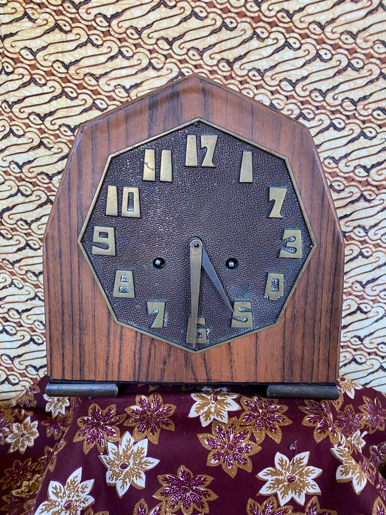 AMSTERDAMSE SCHOOL PENDULE (RESTAURATIE PROJECT)., Ophalen of Verzenden
