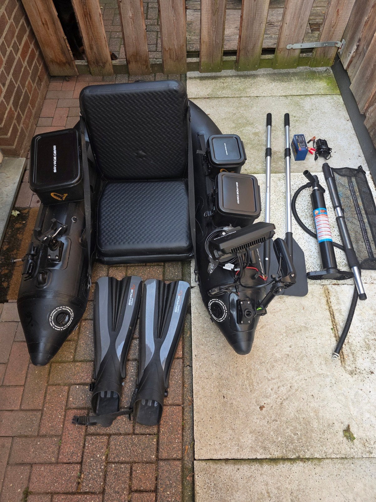 !!TE KOOP, SAVAGE GEAR BELLYBOAT !!, Ophalen of Verzenden, Zo goed als nieuw