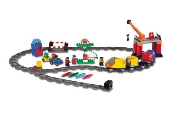 Duplo 3325 Intelli Startset - met gereviseerde locomotief, Ophalen, Inclusief minifiguren, Gebruikt, Duplo