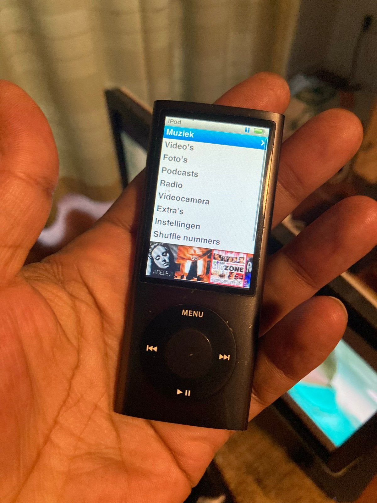 iPod nano 5e generatie met camera - Zwart, Gebruikt, Zwart, Ophalen of Verzenden, Nano