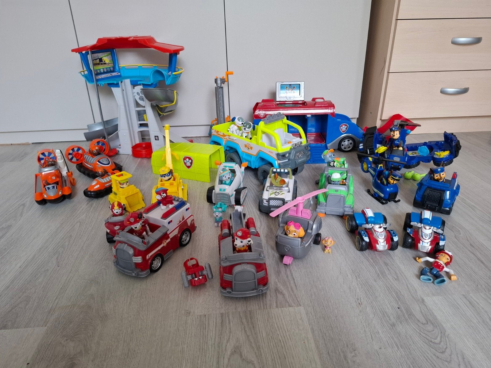 Grote Paw Patrol collectie, Ophalen