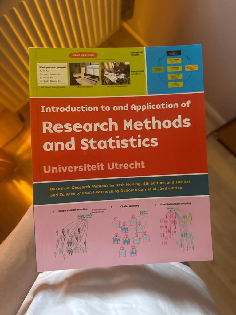 Research Methods and Statistics - Universiteit Utrecht, Boeken, Studieboeken en Cursussen, Ophalen of Verzenden, Gamma, Gelezen