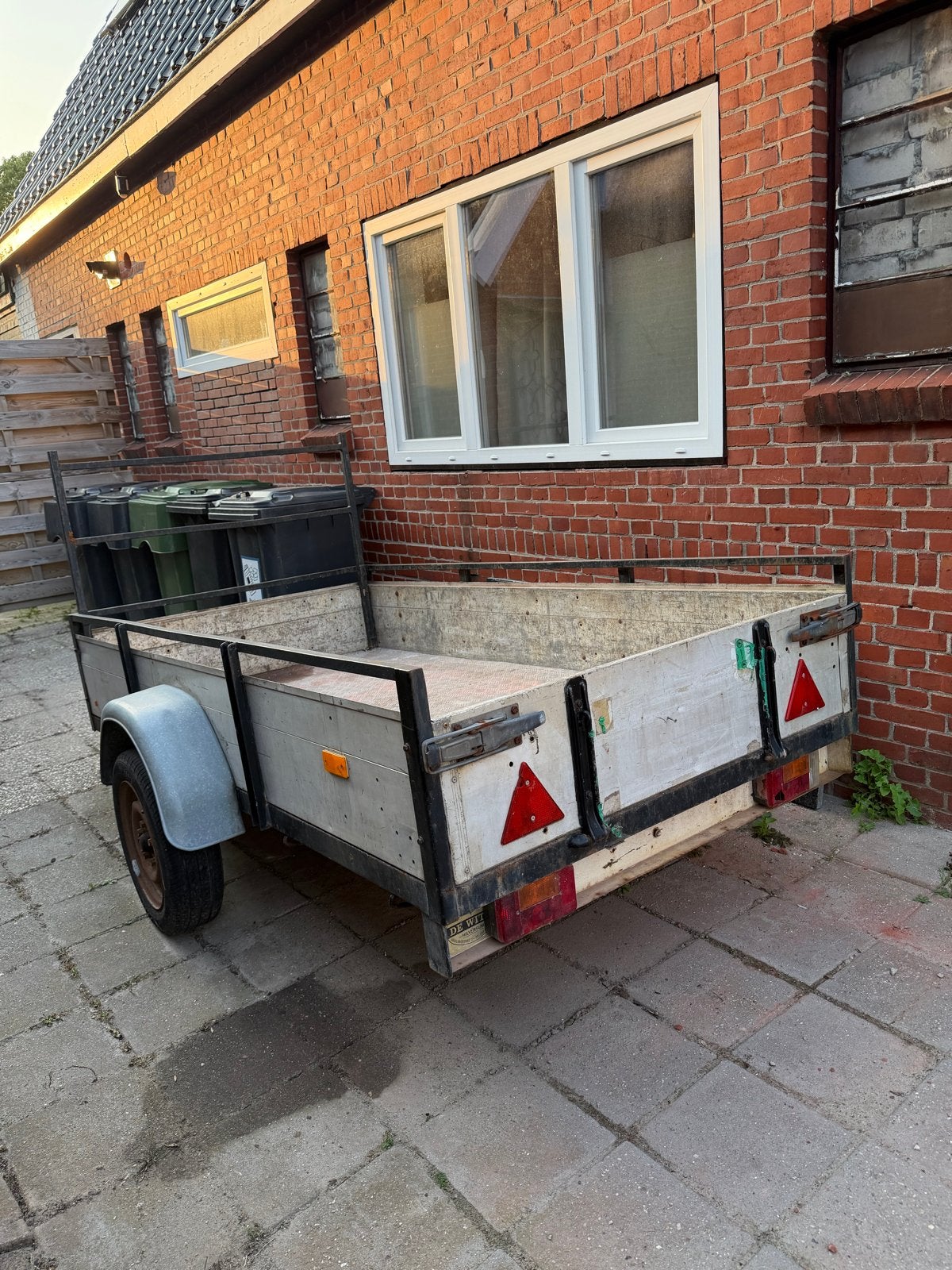 Gegalvaniseerde Aanhanger - Verlichting heeft aandacht nodig, Auto diversen, Aanhangers en Bagagewagens, Ophalen, Gebruikt