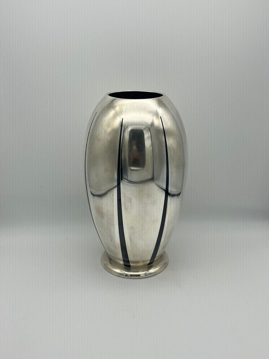 Vraagprijs 88 - WMF Ikora Art Deco vaas - verzilverd, Ophalen