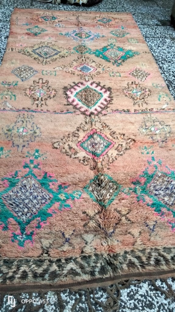 Handgeknoopt Berber kleed wol 360x155cm, Huis en Inrichting, Stoffering | Tapijten en Kleden, 150 tot 200 cm, 200 cm of meer, Ophalen of Verzenden