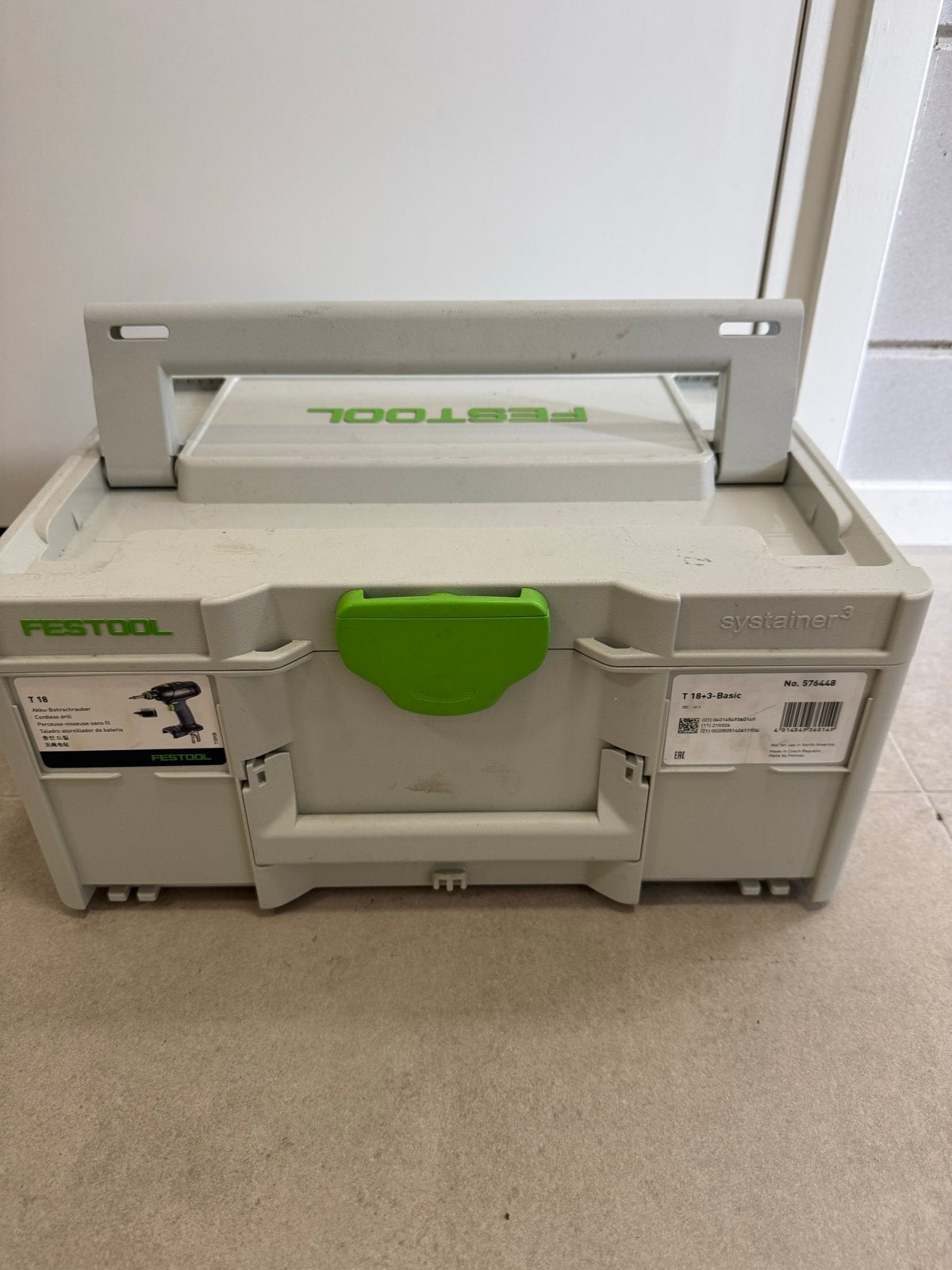 Festool T18+3 Accuboormachine met uitgebreide accessoires, Ophalen, 600 watt of meer, Variabele snelheid, Zo goed als nieuw