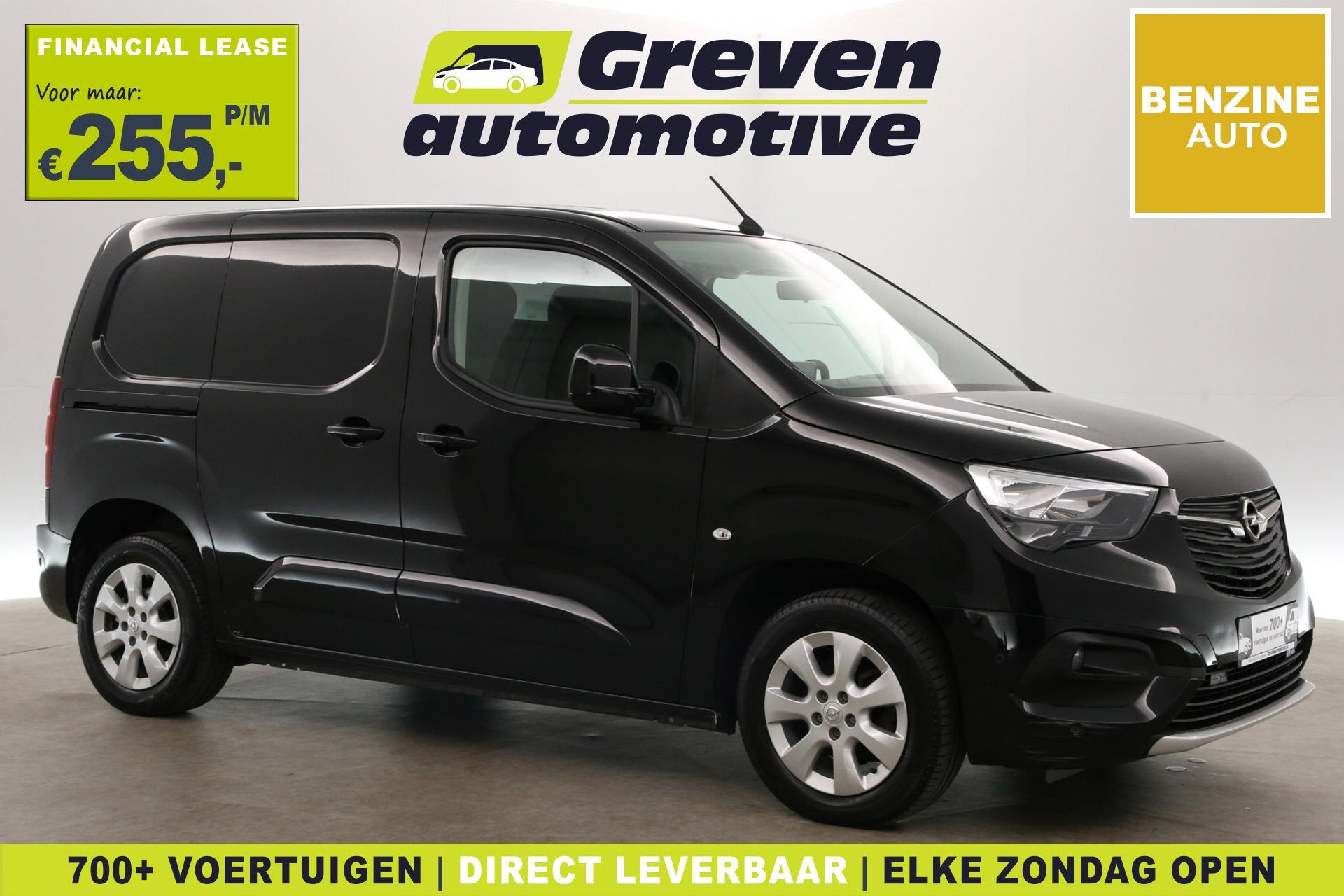 Opel Combo 1.2 111PK | Benzine | Airco | Cruise | Camera | C, Auto's, Stof, Gebruikt, 4 cilinders, Zwart