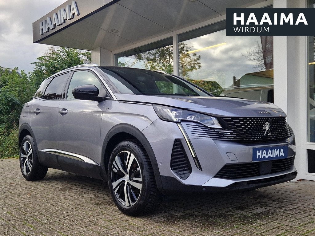 Peugeot 3008 1.2 Hybrid 145 GT | Climate & Cruise Control |, 145 pk, 1199 cc, Leder en Stof, Bedrijf