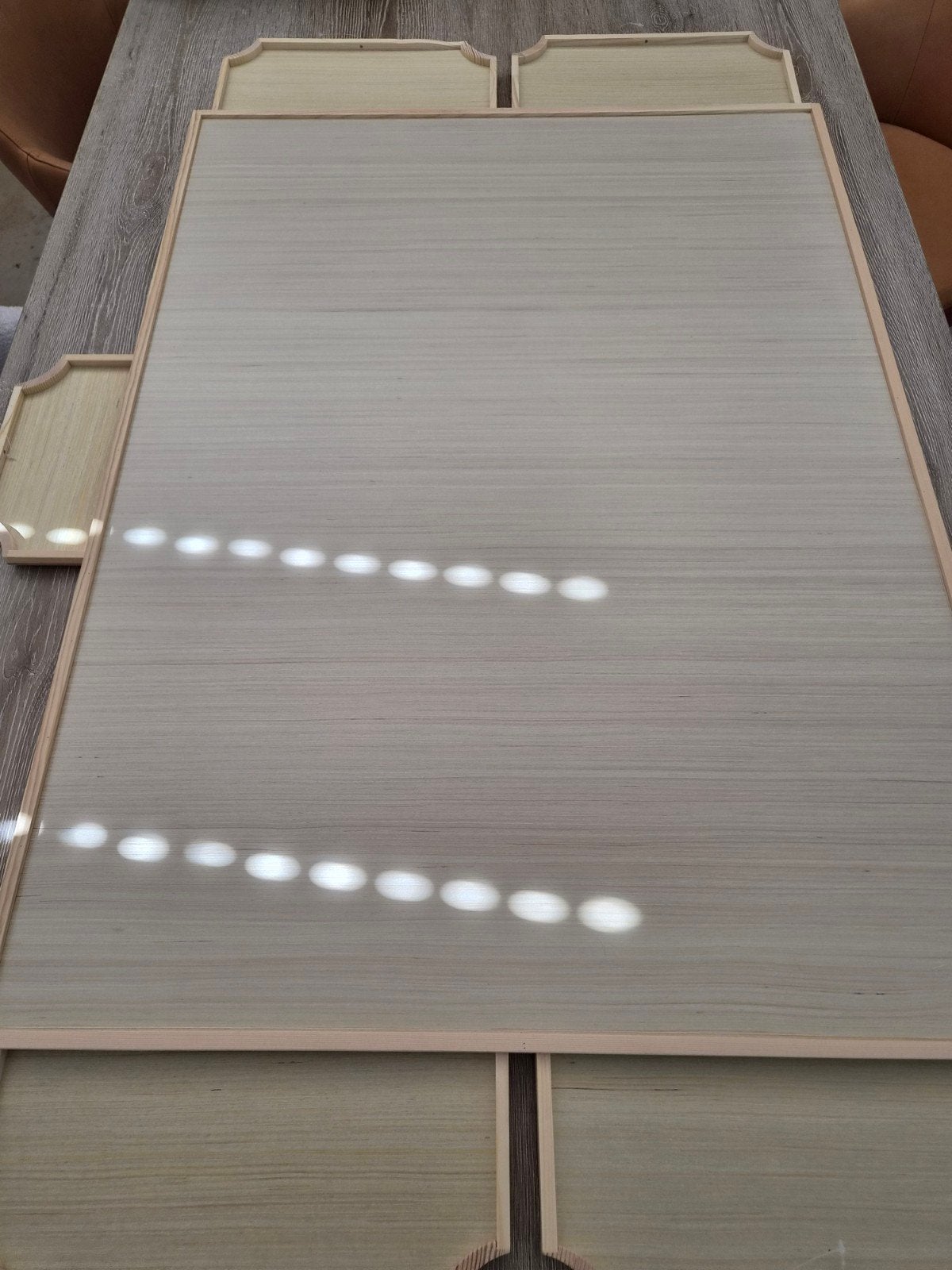 Roterende Puzzelplank met 5 Laden en Hoes - 102x74cm, Ophalen, Meer dan 1500 stukjes, Nieuw