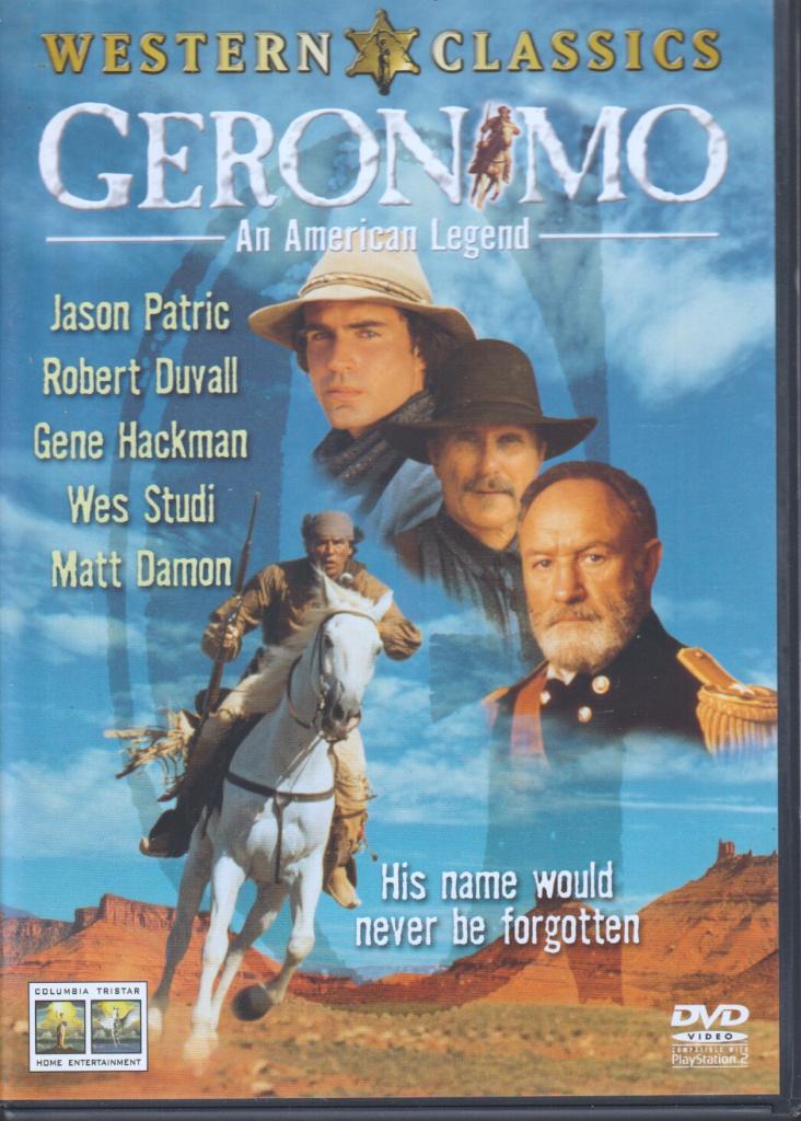 Geronimo met o.a. Robert Duvall, Gene Hackman, Matt Damon, Ophalen of Verzenden, Actie en Avontuur, Nieuw in verpakking, Alle leeftijden