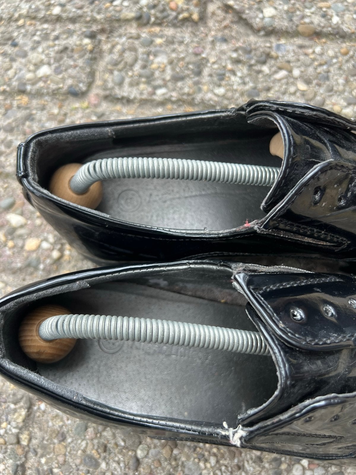 Zwarte Lakschoenen - Angelo Litorico - Maat 43, Kleding | Heren, Schoenen, Ophalen of Verzenden, Gedragen, Zwart, Veterschoenen