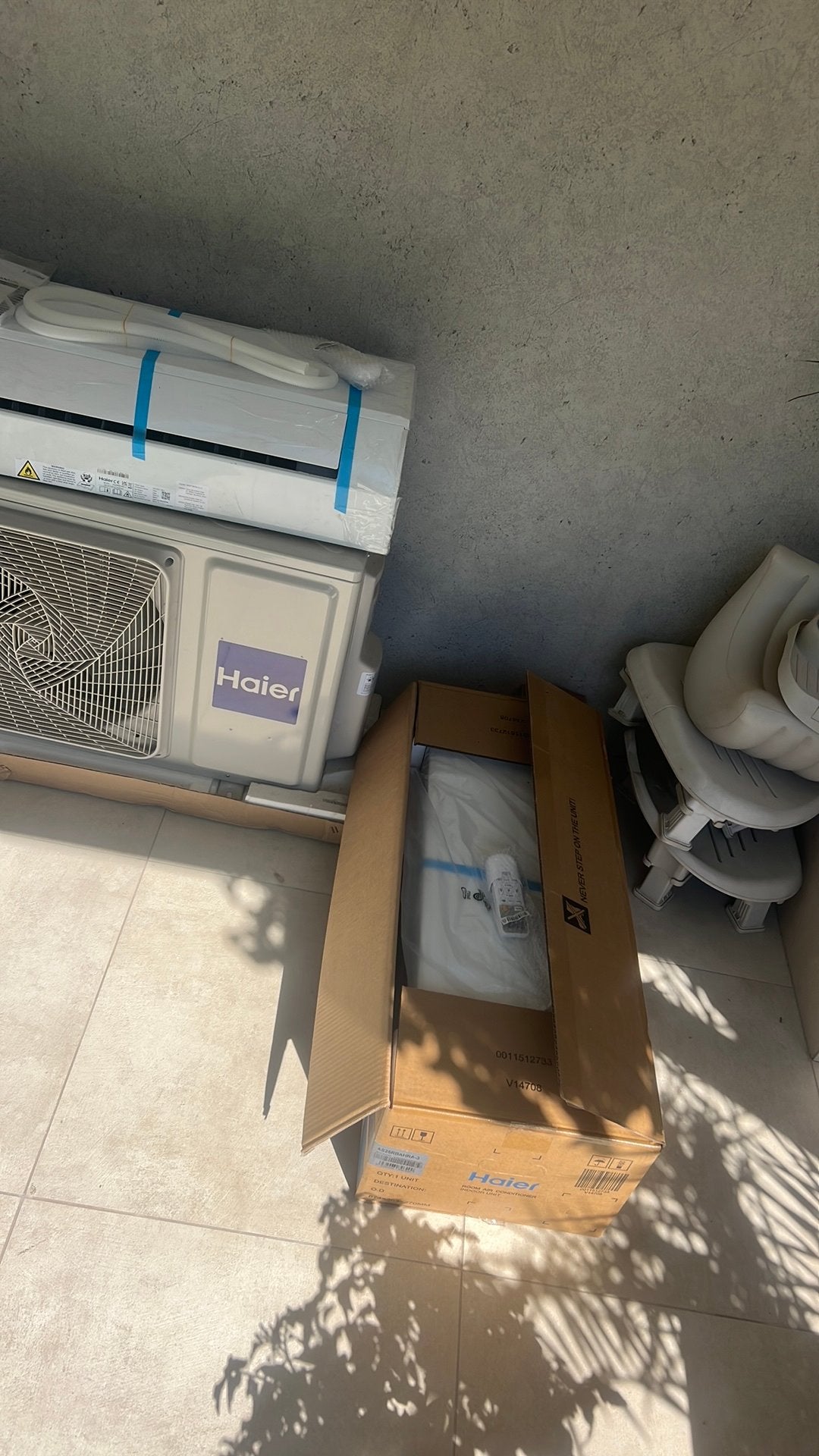 Haier Revive Plus 2 xwifi 2,5 kW + 5,0 kW Nieuwe, Ophalen of Verzenden, Zo goed als nieuw, Gevelraam of Ruit