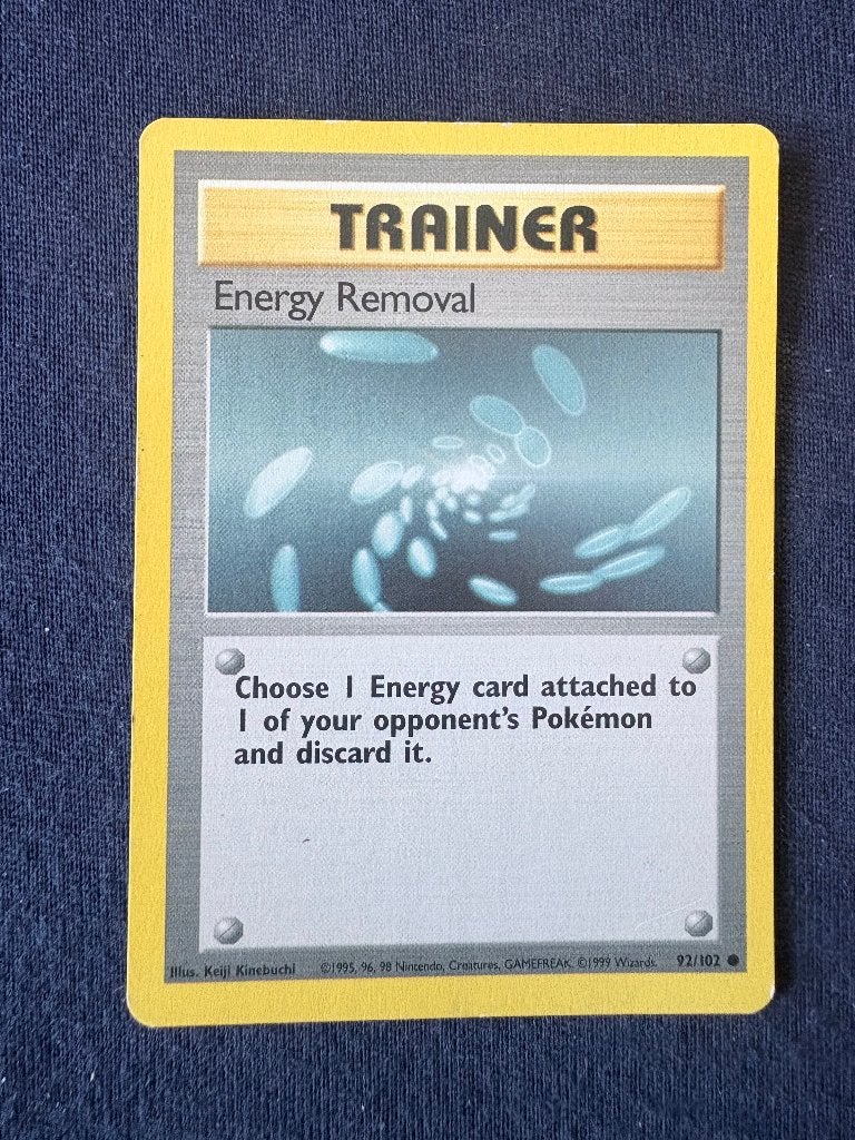 Energy Removal - Base 92/102 - Near Mint, Ophalen of Verzenden, Nieuw
