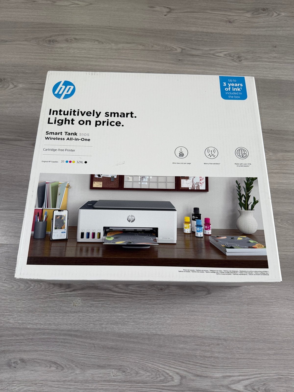 HP Smart Tank 5105 Draadloze All-in-One Printer, Computers en Software, Inkjetprinter, All-in-one, Ophalen of Verzenden, Draadloos