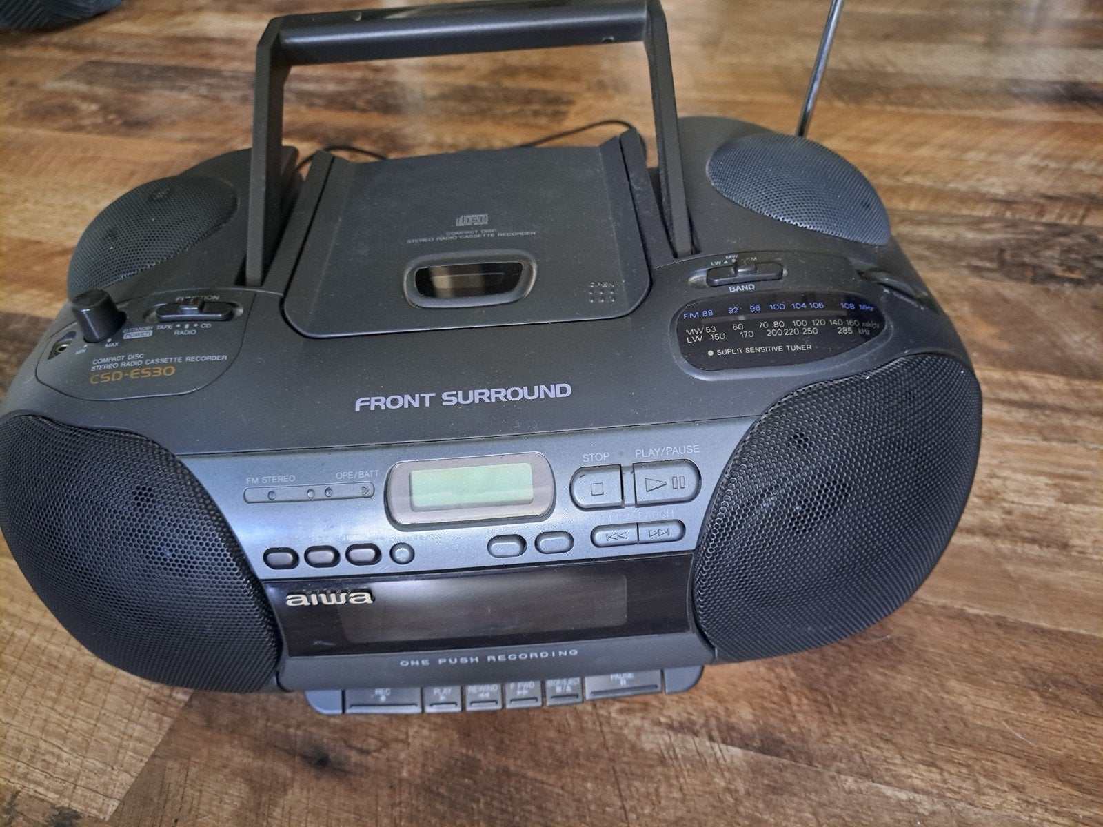 draagbare radio/cd/cassetterec. Aiwa/HI-FI systeem, Ophalen
