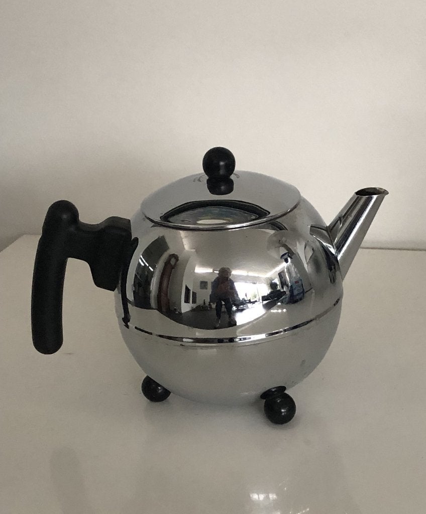 fraaie theepot Bredemeijer vintage, Gebruikt, Keramiek, Ophalen of Verzenden, Theepot