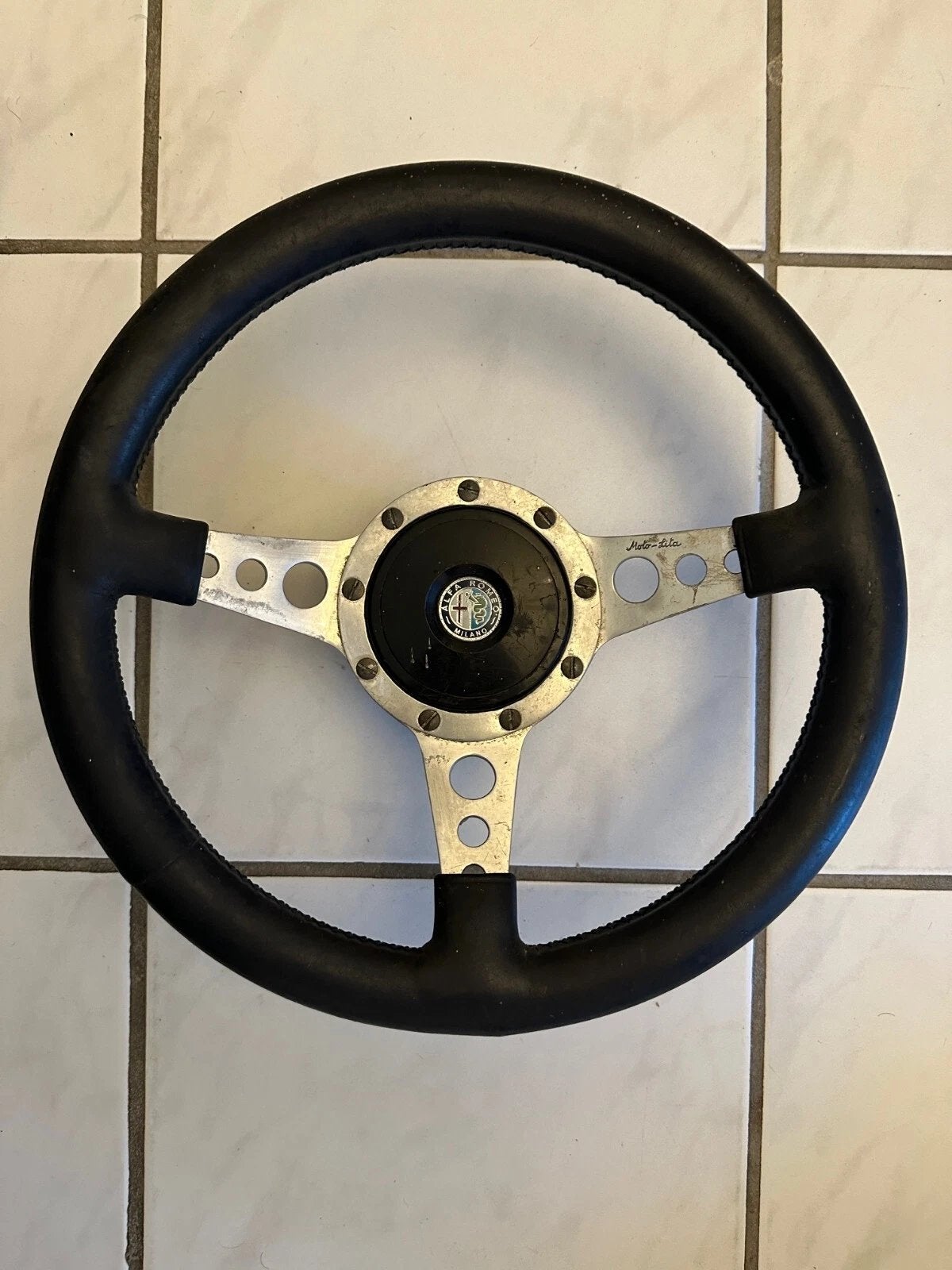 Moto-Lita stuurwiel voor klassieke auto's, Auto-onderdelen, Ophalen of Verzenden, Gebruikt, Alfa Romeo