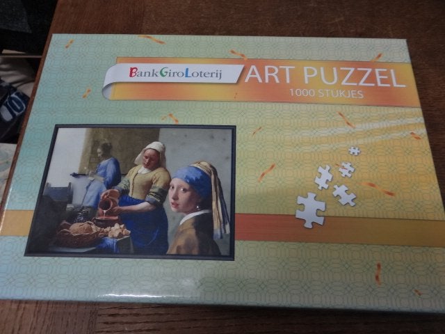 Puzzel bankgiroloterij. 1000 stukjes, Ophalen of Verzenden, 500 t/m 1500 stukjes, Zo goed als nieuw, Legpuzzel