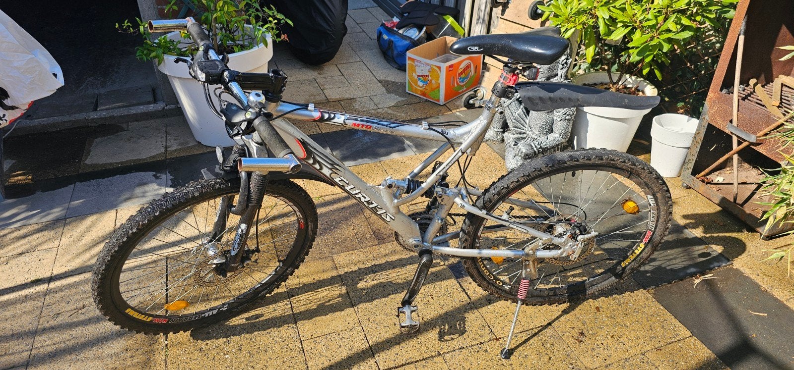Curtis MTB Mountainbike - Full Suspension, Fietsen en Brommers, Fietsen | Mountainbikes en ATB, Gebruikt, Schijfrem, 53 tot 57 cm