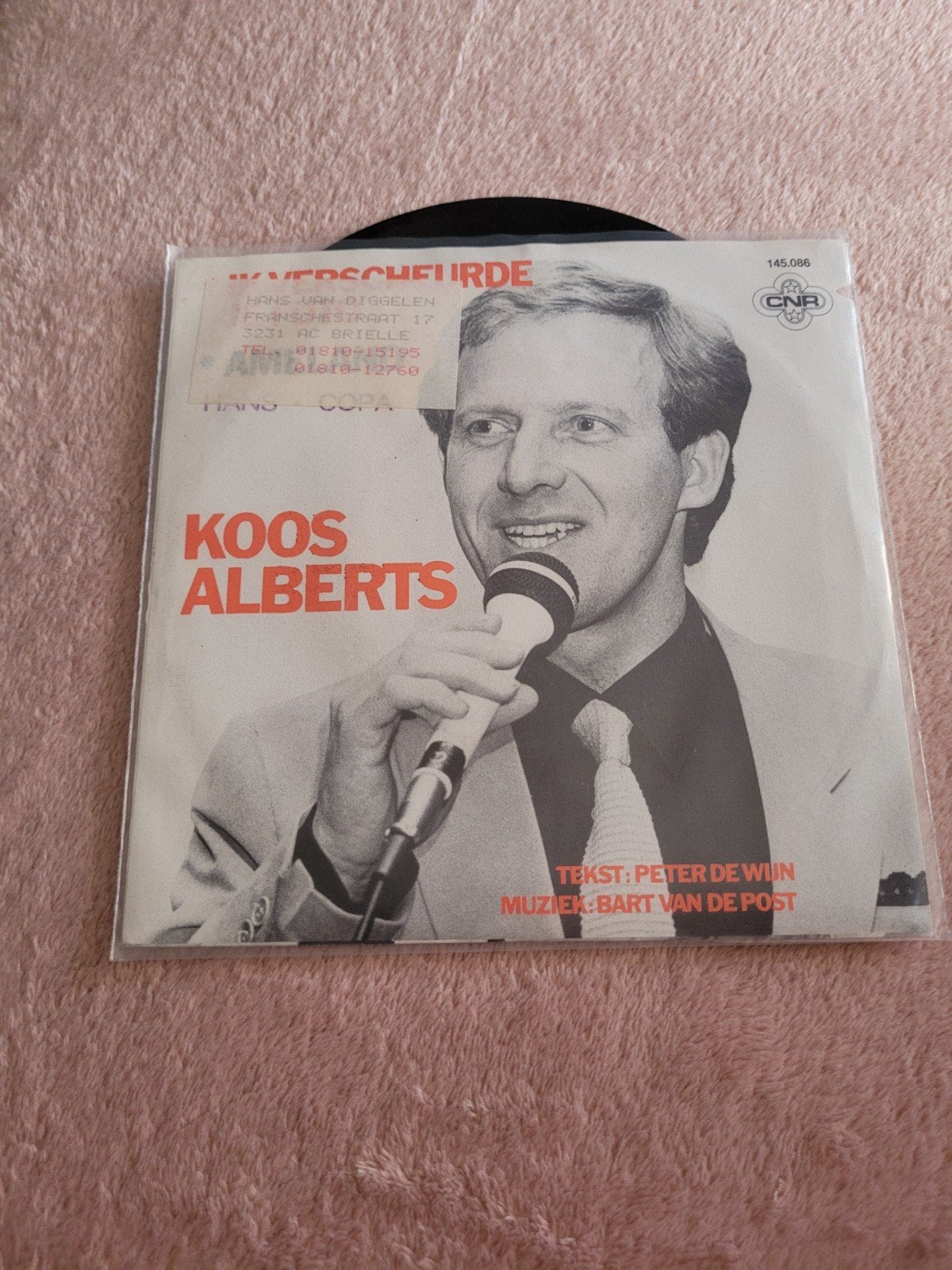 Koos Alberts - Ik Verscheurde Je Foto / Ameland Single, Ophalen of Verzenden, Gebruikt, Nederlandstalig