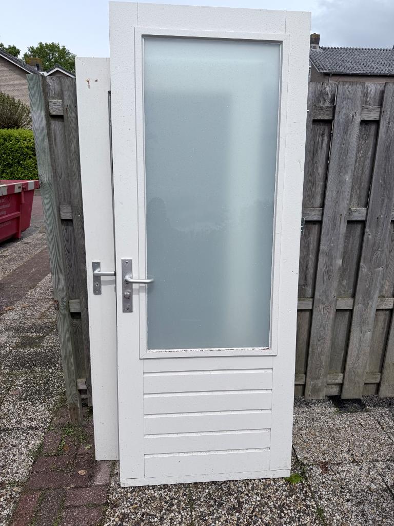 Deur, Doe-het-zelf en Verbouw, Ophalen, Gebruikt, 80 tot 100 cm, Garagedeur